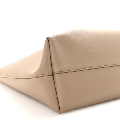 Saint Laurent Calfskin Large Shopping Tote Dark Beige 9 of 10