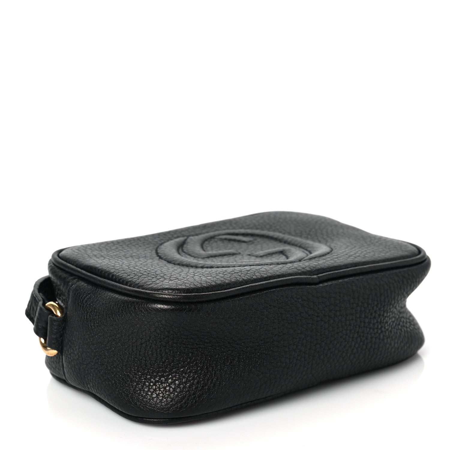 Gucci Pebbled Calfskin Mini Soho Disco Bag Black 4 of 7