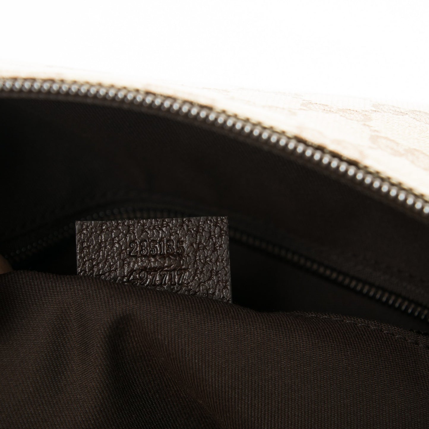 Monogram Web Tote Dark Brown