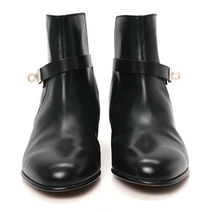Hermes Calfskin Neo Ankle Boots 37 Black 3 of 10