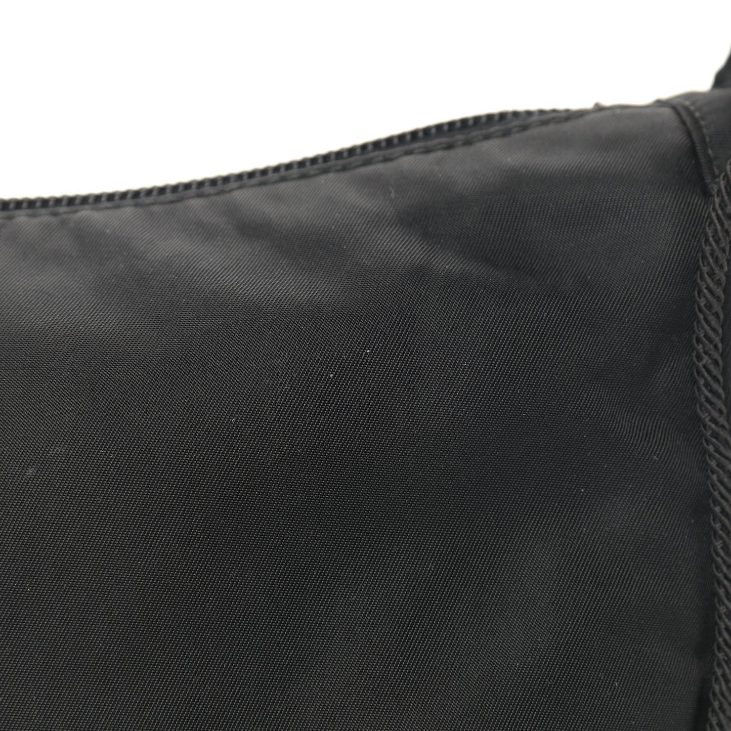 Tessuto Nylon Beaded Bag Black