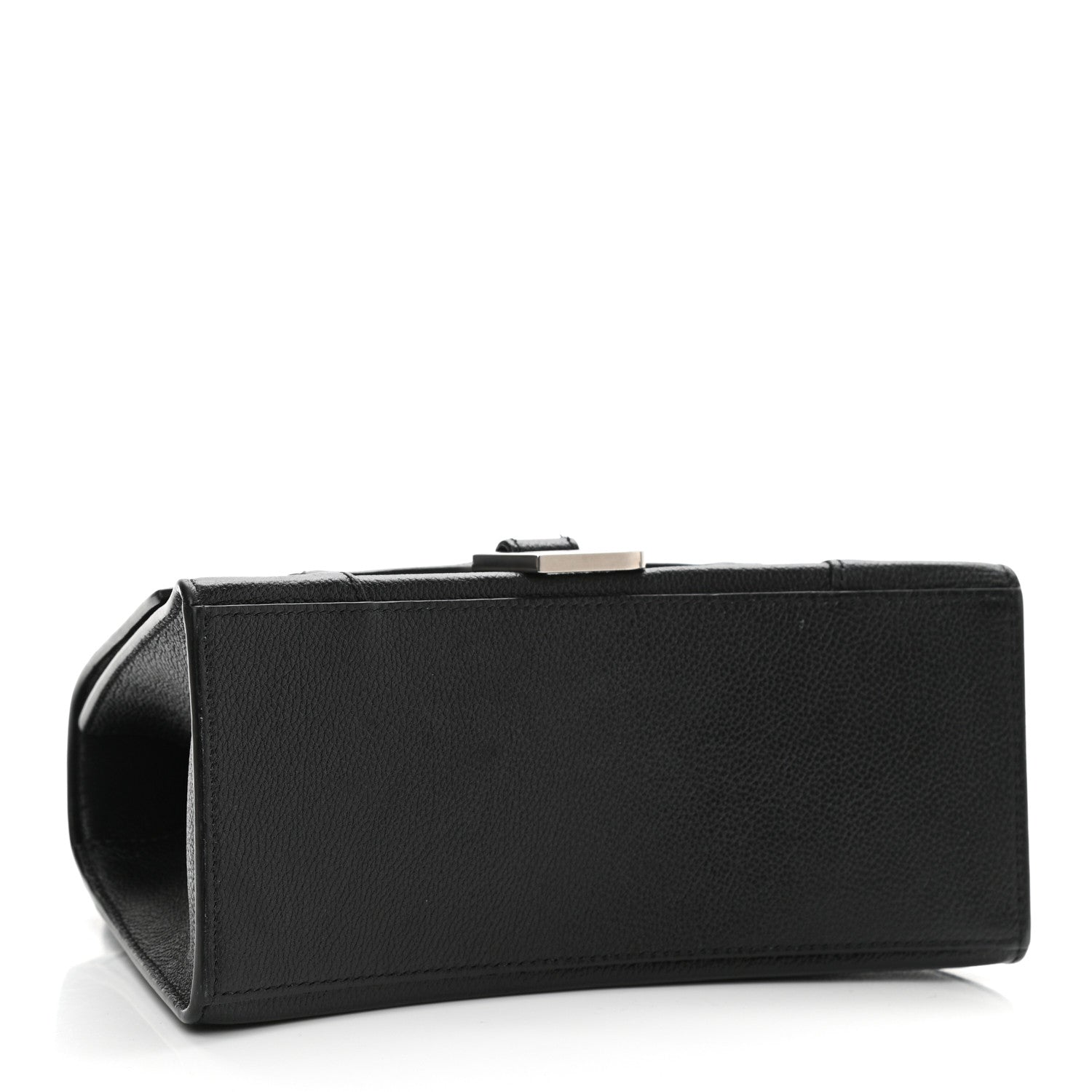 Balenciaga Grained Calfskin Small Hourglass Top Handle Bag Black 4 of 11