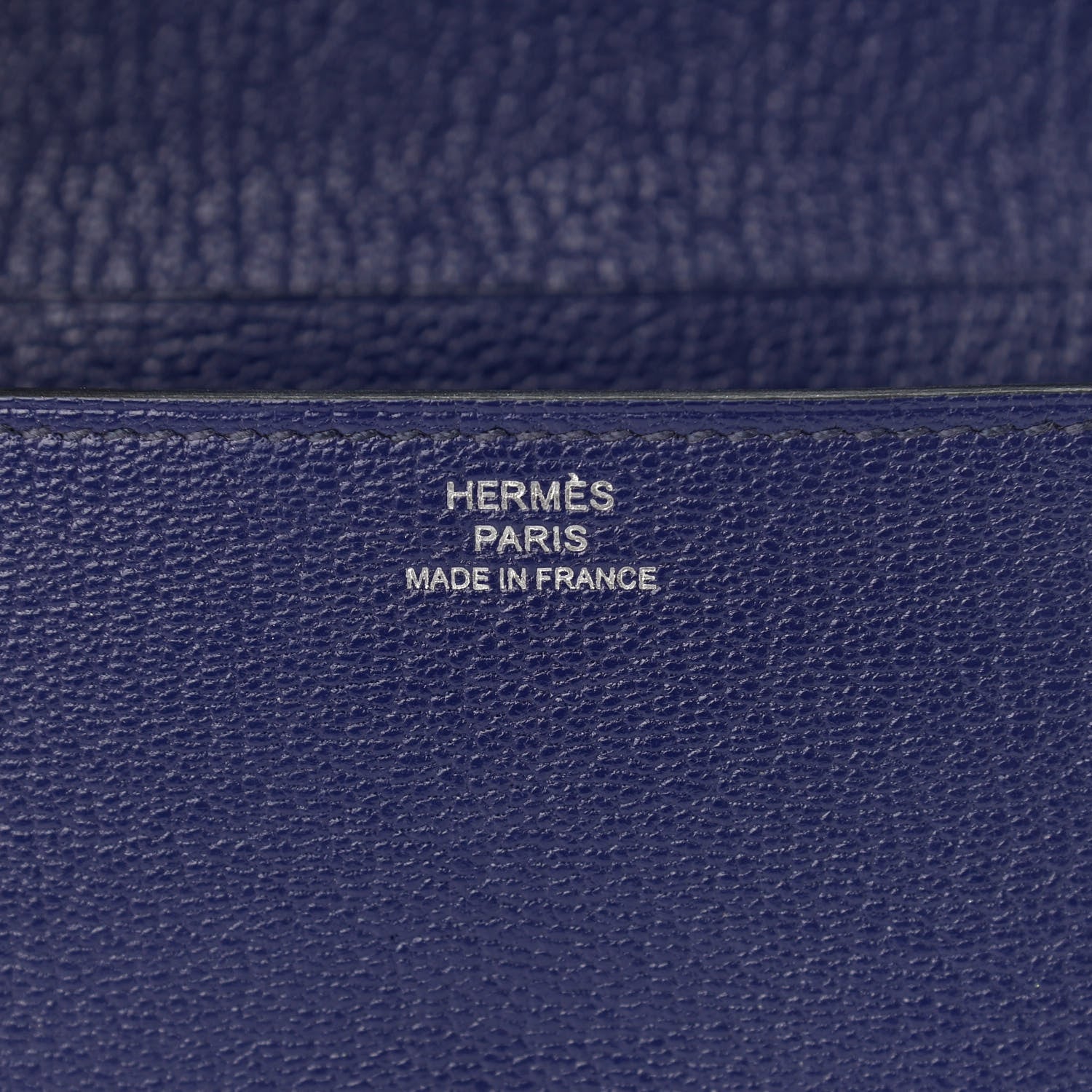 Hermes Chevre Mysore Clic 16 Wallet Blue Encre 5 of 7