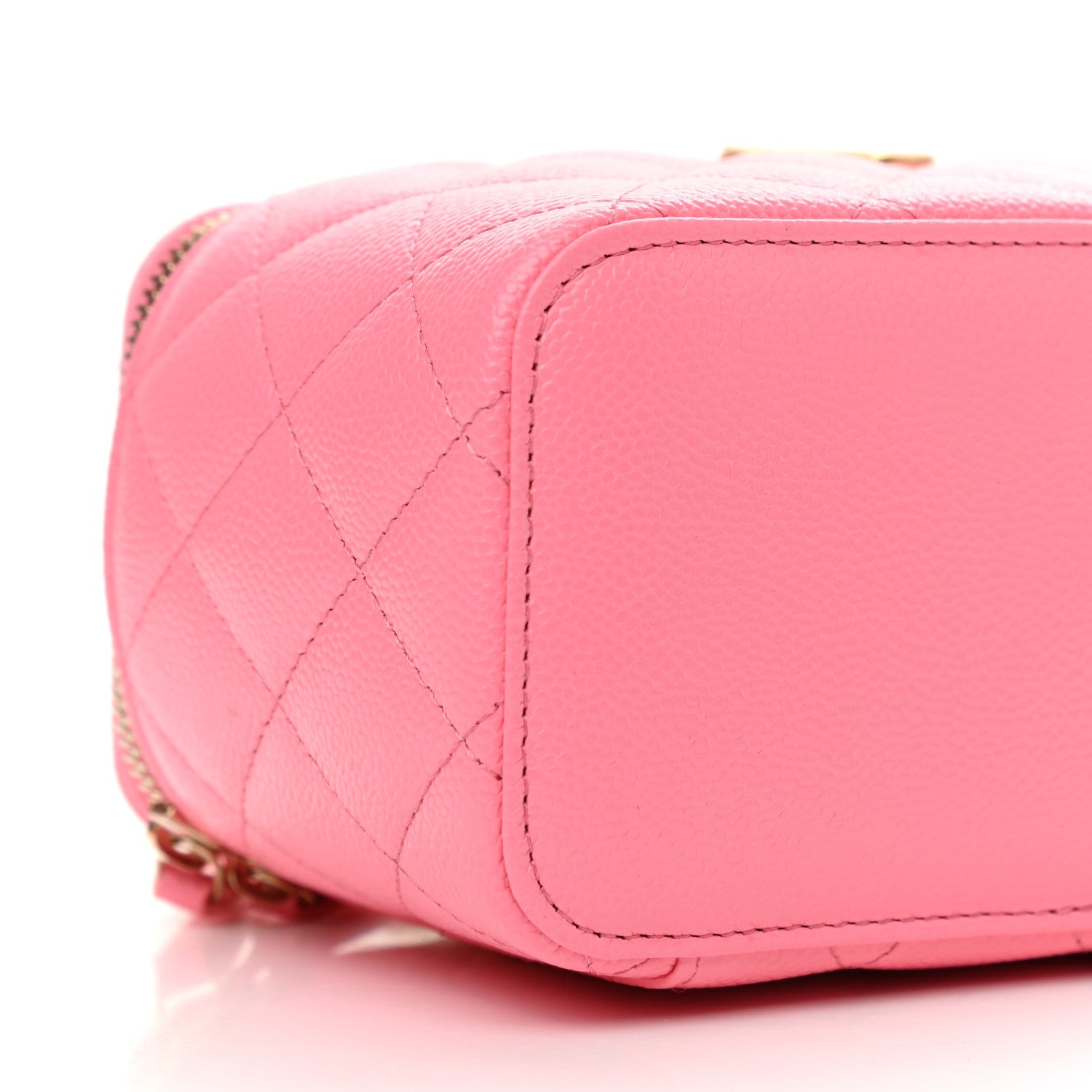 Chanel Shiny Caviar Quilted Pick Me Up Vanity Case Pink 9 of 11