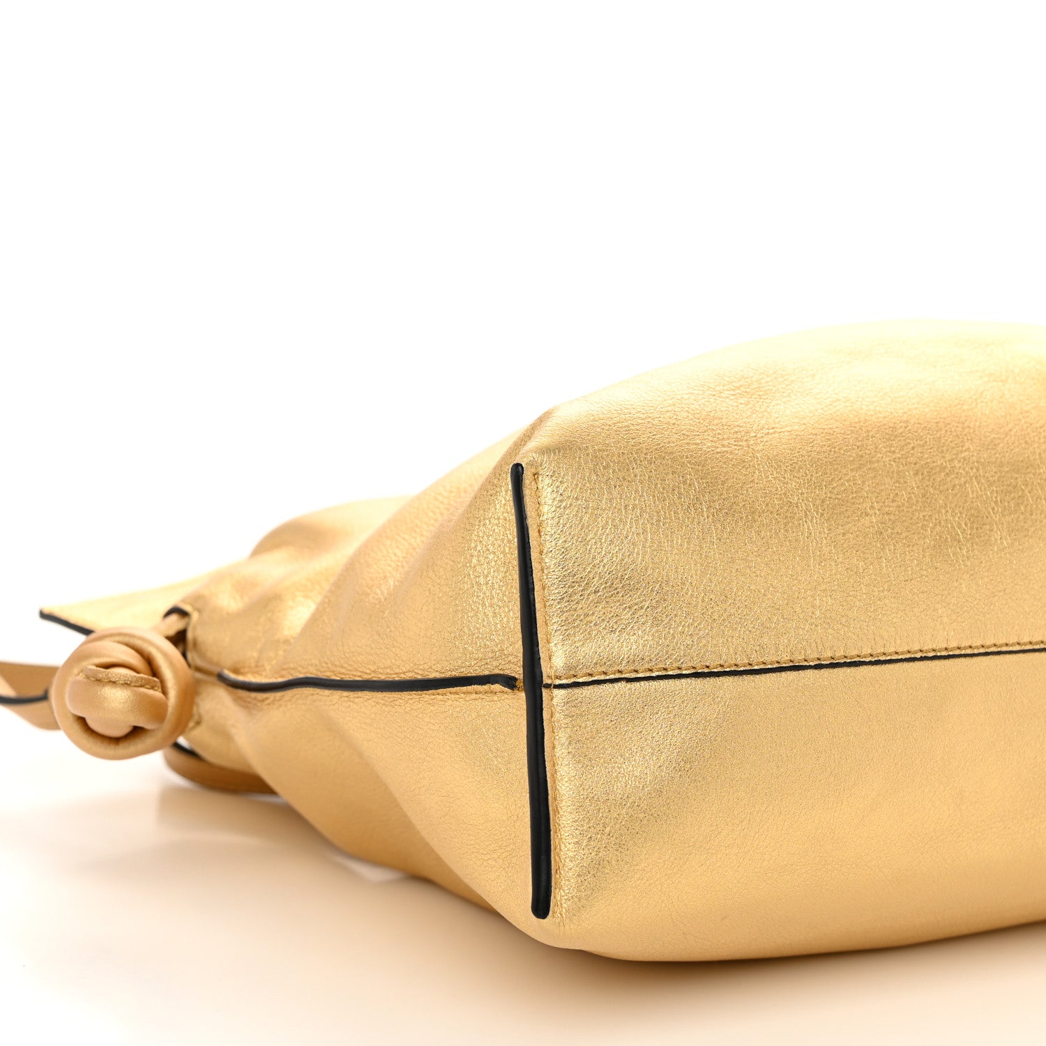 Loewe Metallic Lambskin Medium Flamenco Knot Gold 8 of 9