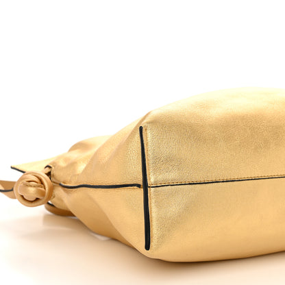 Loewe Metallic Lambskin Medium Flamenco Knot Gold 8 of 9