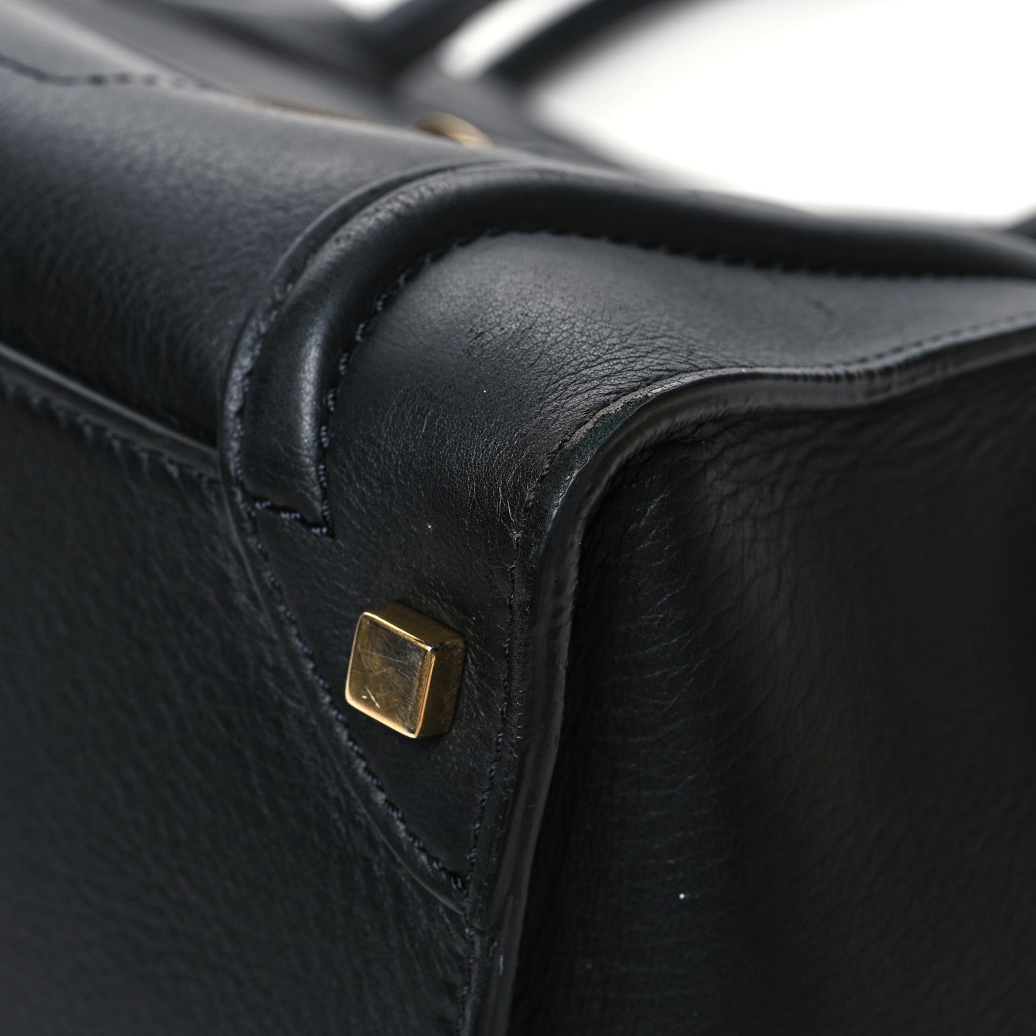 Celine Smooth Calfskin Shoulder Luggage Black 8 of 13