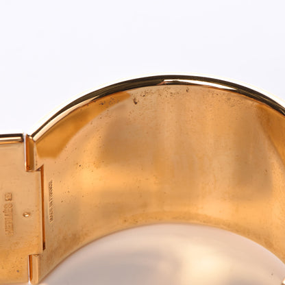 Hermes Enamel Extra Wide Clic Clac H Bracelet GM Black 7 of 8