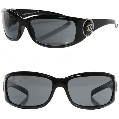 Chanel CC Sunglasses 6030 Black 1 of 6