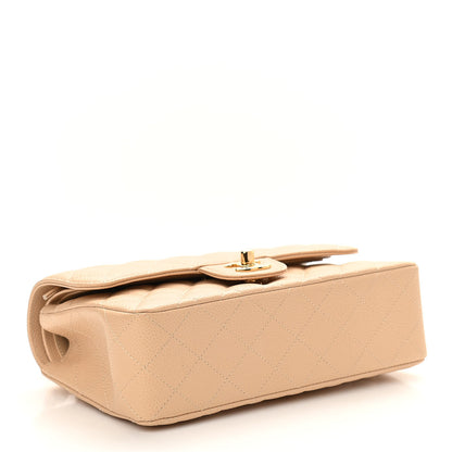 Chanel Caviar Quilted Small Double Flap Beige 4 of 11