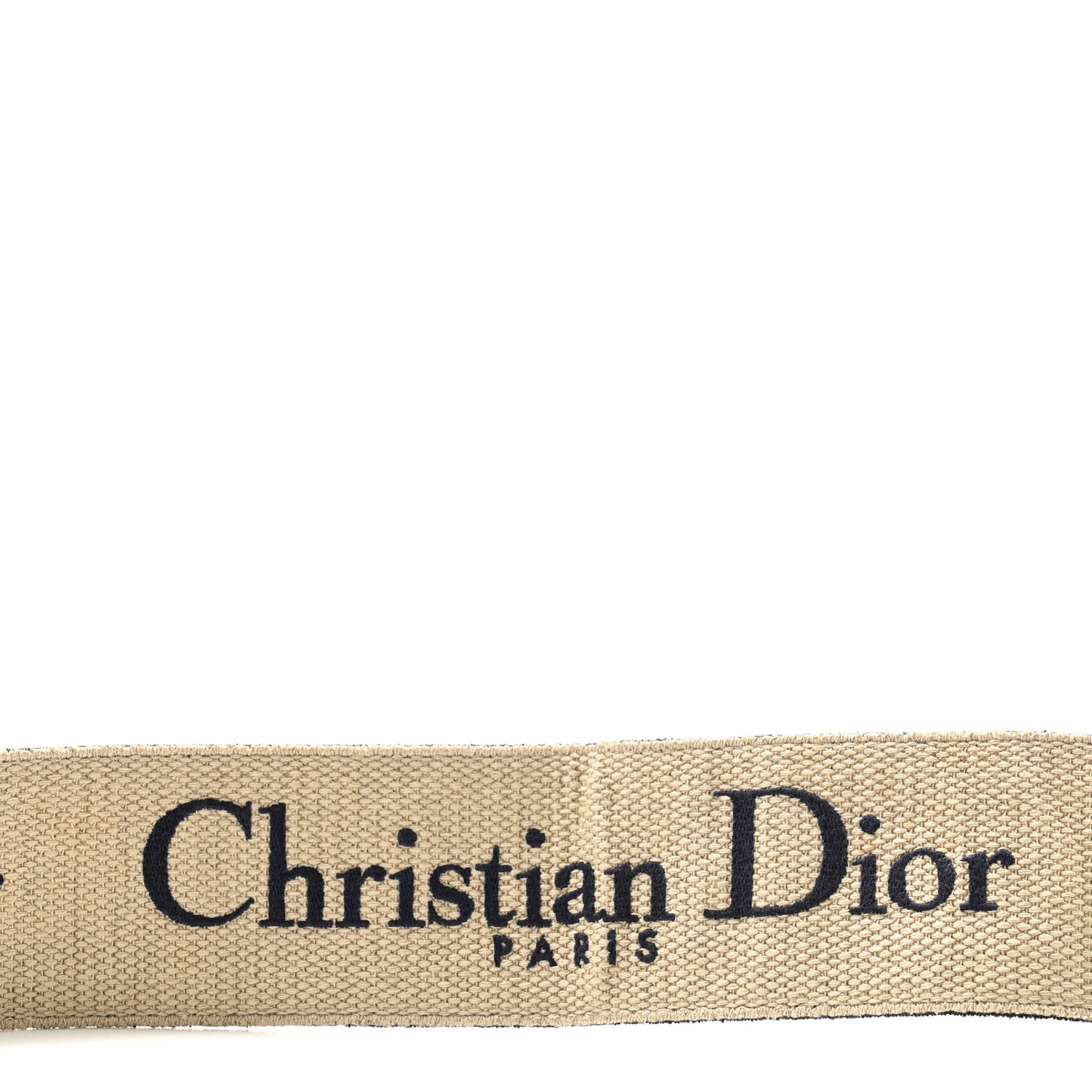 Canvas Embroidered Shoulder Strap Blue