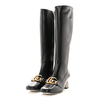 Gucci Malaga Kid GG Victoire 55mm Boots 38 Black 3 of 17