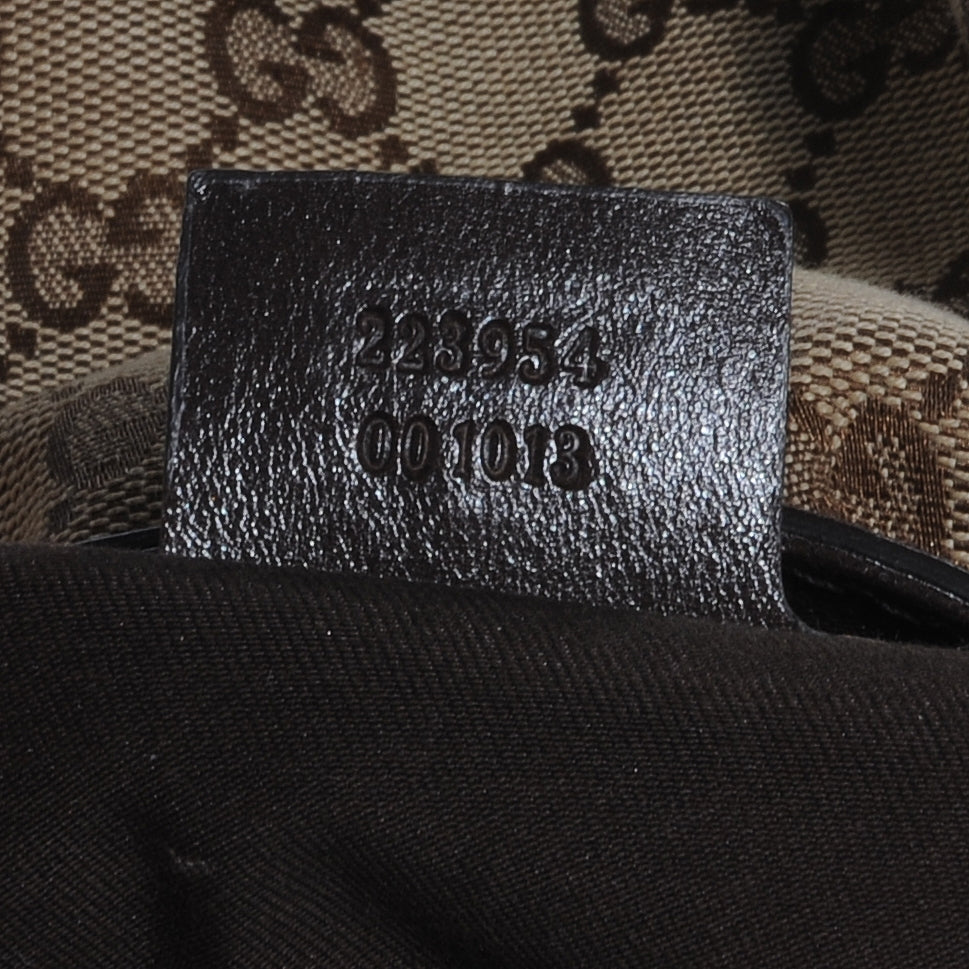 Gucci Monogram Medium Interlocking Icon Tote Dark Brown 7 of 7