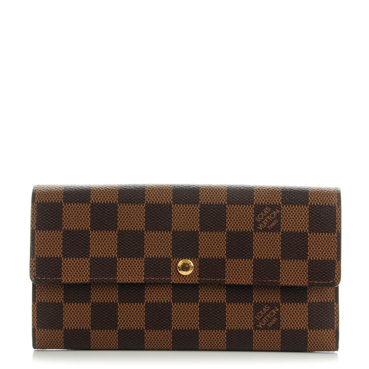 Louis Vuitton Damier Ebene Sarah Wallet 1 of 7