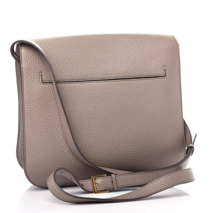 Tom Ford Grained Calfskin Large T Clasp Tara Crossbody Bag Silk Taupe 3 of 10
