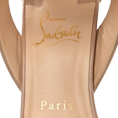 Christian Louboutin Kid Choca 100 Sandals 39 Nude 9 of 9