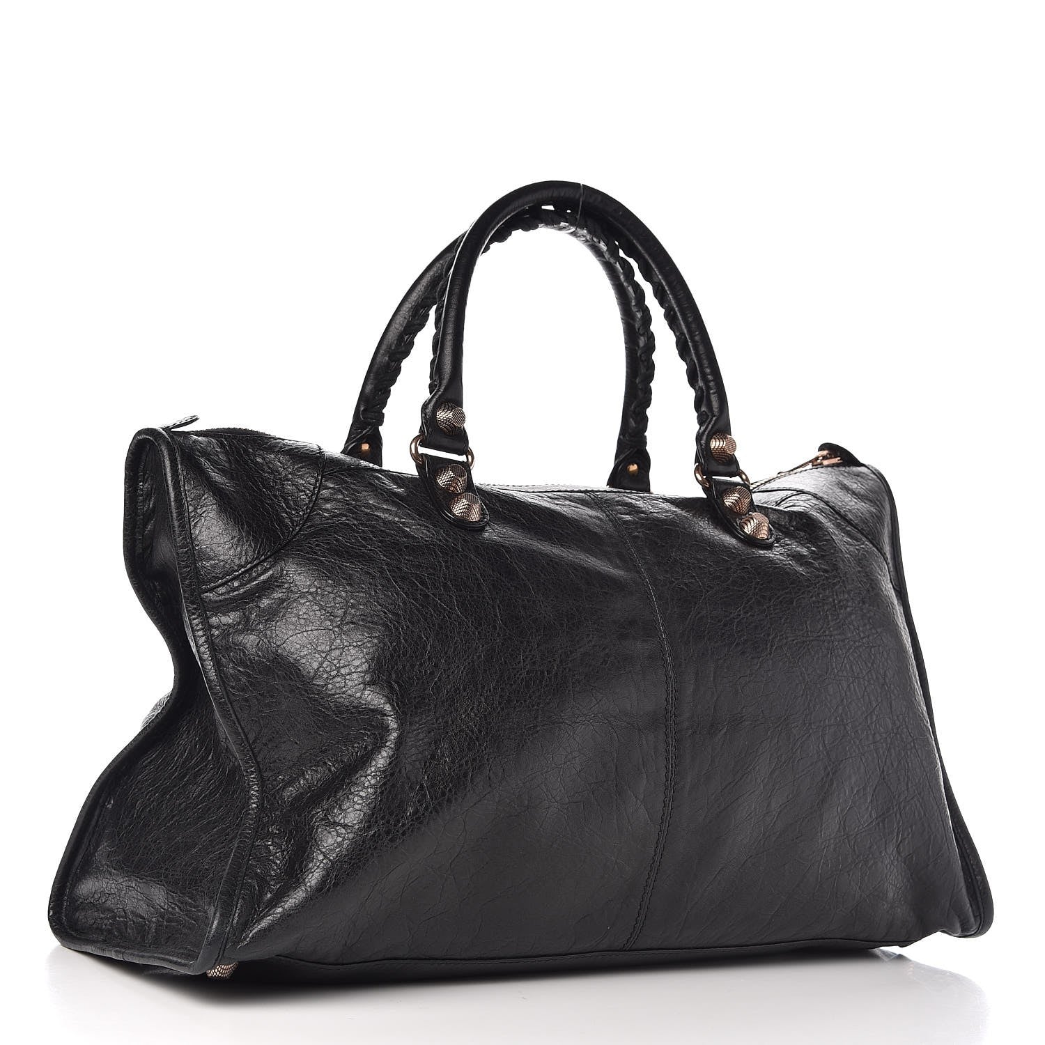 Balenciaga Agneau Giant 12 Rose Gold Hardware Work Black 3 of 9