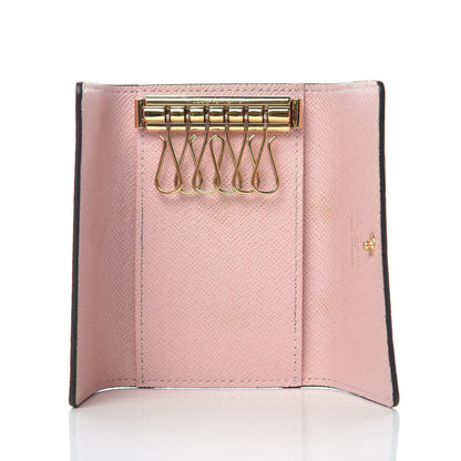Louis Vuitton Damier Ebene Multicles 6 Key Holder Rose Ballerine 5 of 14