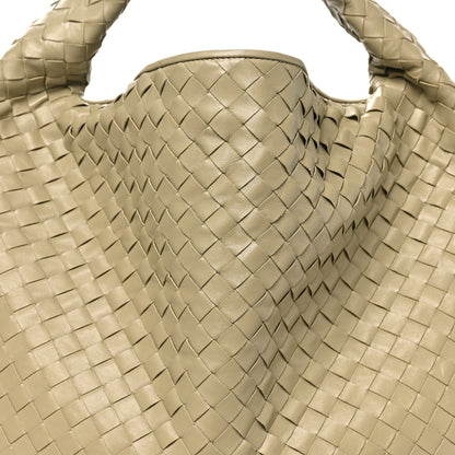 Bottega Veneta Calfskin Intrecciato Large Hop Travertine 7 of 9