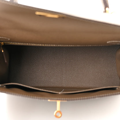 Hermes Epsom Kelly Sellier 28 Etoupe 5 of 14