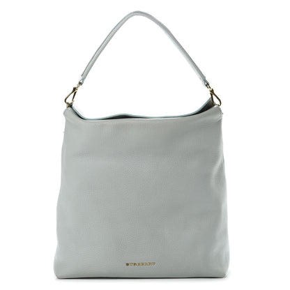 Burberry Grainy Calfskin Medium Cale Hobo Sky Blue 1 of 19