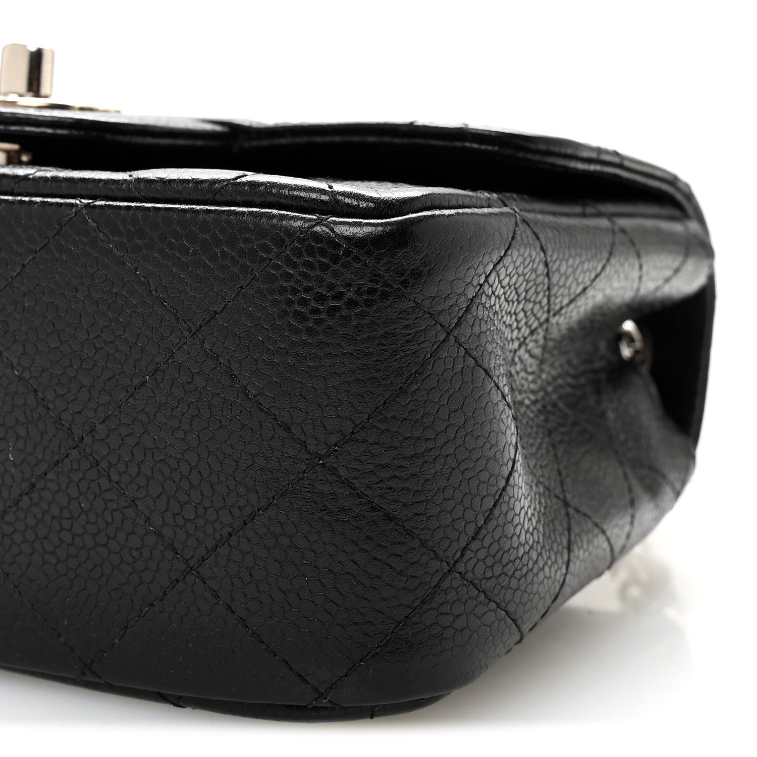 Chanel Caviar Quilted Mini Square Flap Black 10 of 11