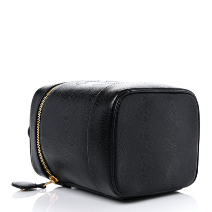 Chanel Caviar Vanity Cosmetic Case Black 4 of 13
