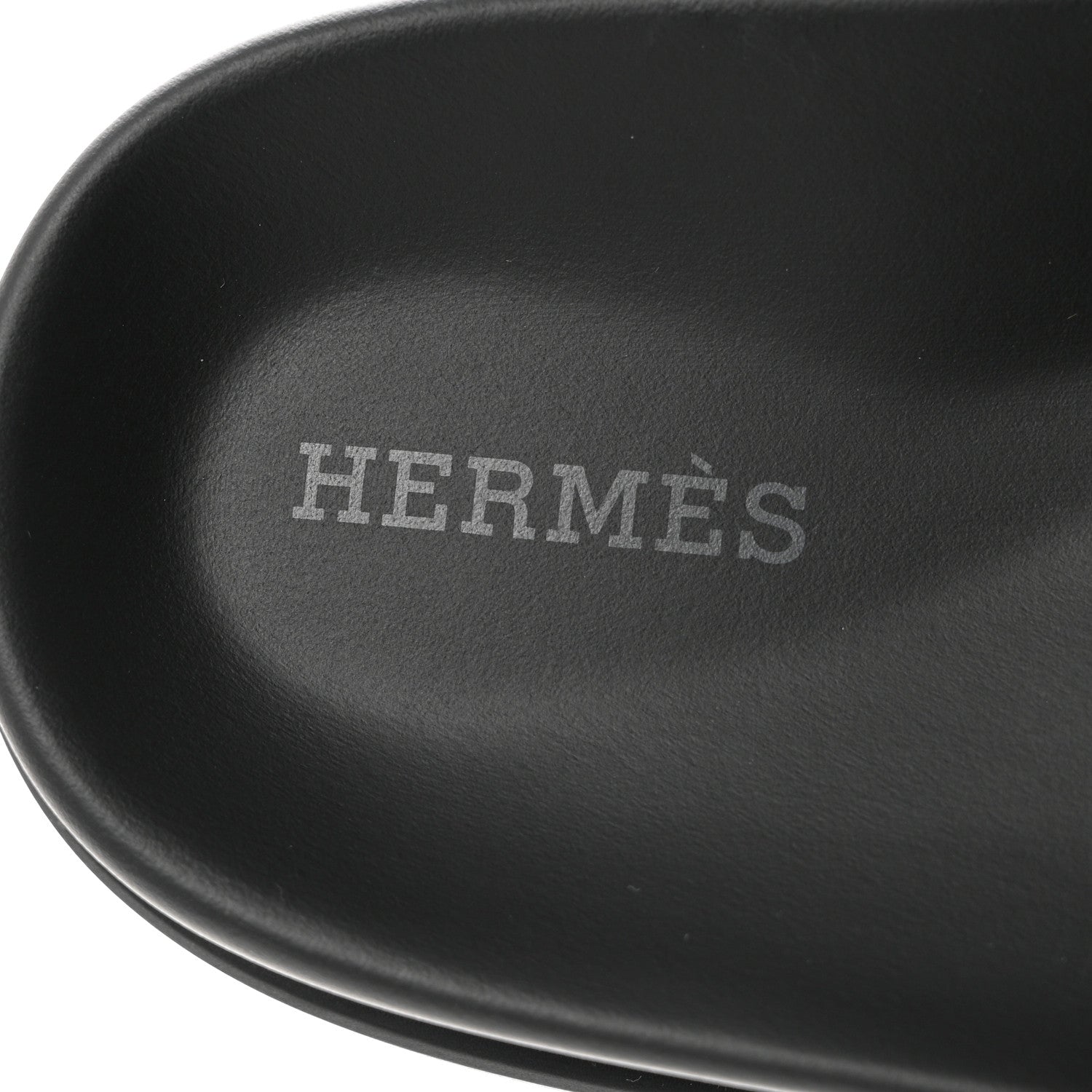 Hermes Calfskin Womens Chypre Sandals 37 Black 7 of 9