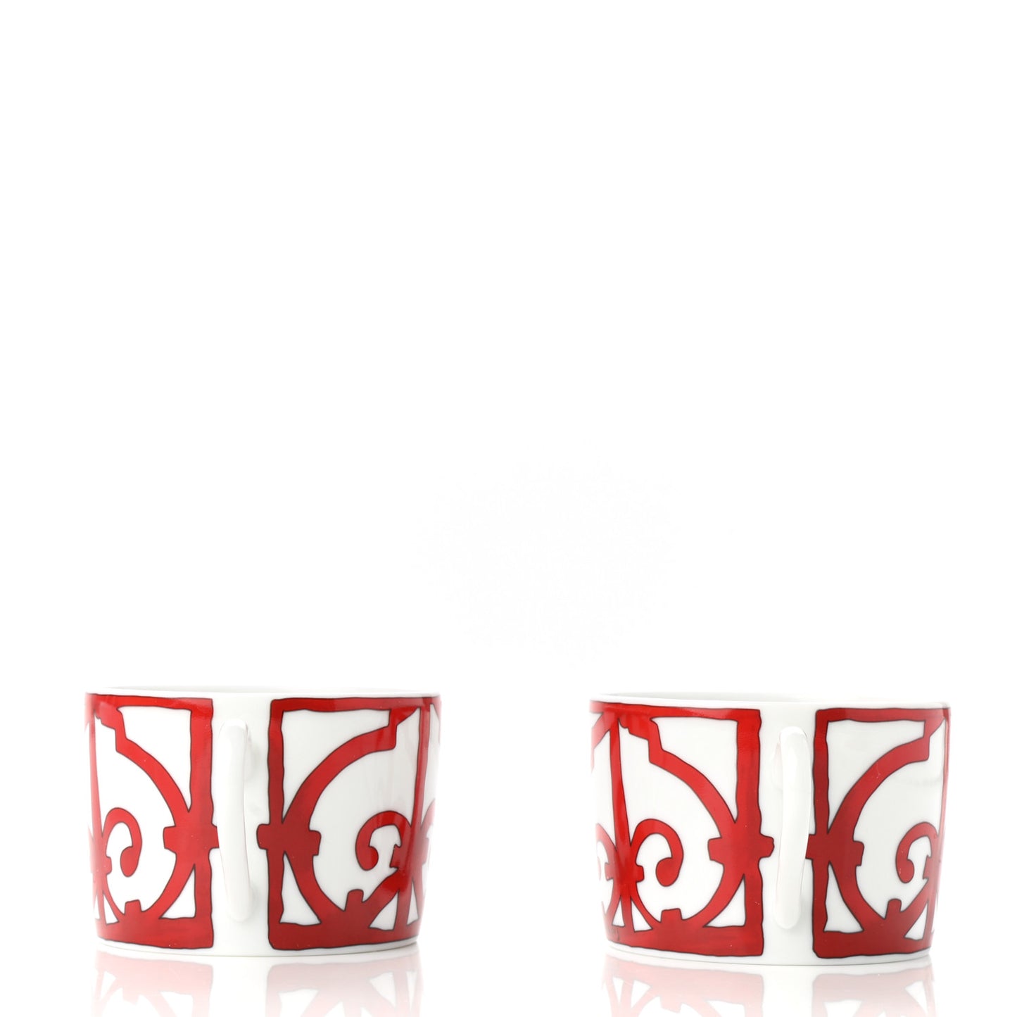 Porcelain Balcon du Guadalquivir Breakfast Cup And Saucer Set Of 2