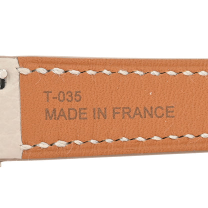 Hermes Heure H Hour Watch Strap Gris Perle 4 of 5