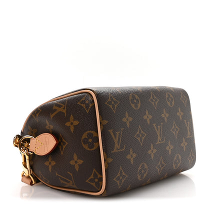 Louis Vuitton Monogram Speedy Bandouliere 20 Black 7 of 19