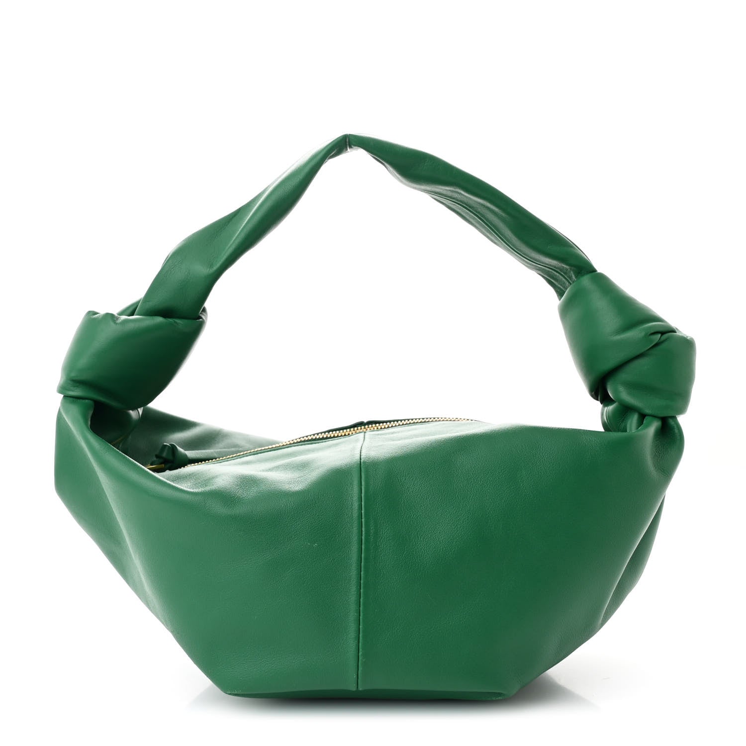 Bottega Veneta Nappa Mini Double Knot Bag Racing Green 1 of 10