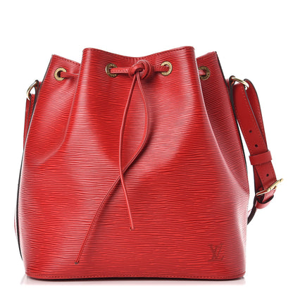 Louis Vuitton Epi Petit Noe Castillan Red 1 of 8