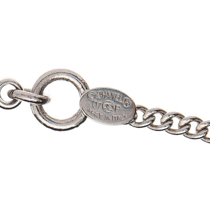 Chanel Swarovski Crystal Station Camellia CC Necklace Silver 6 of 6