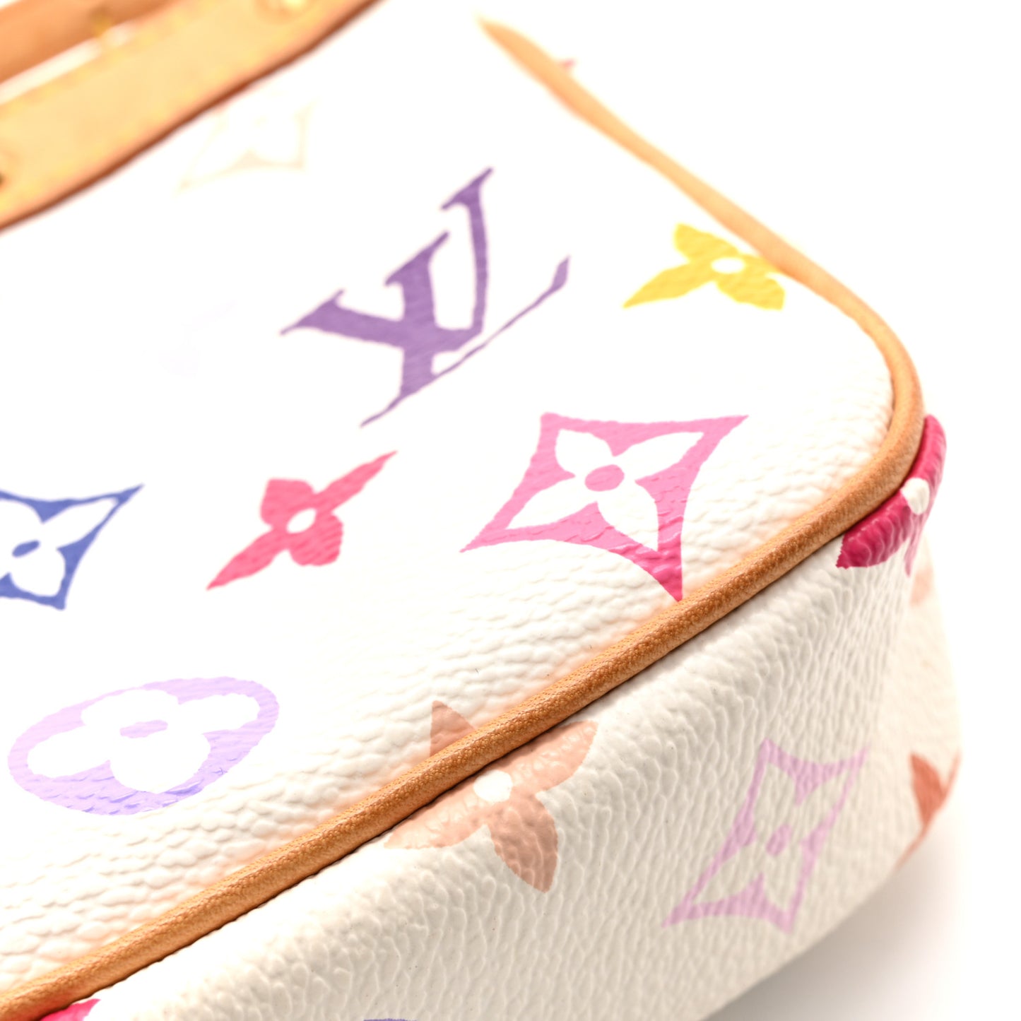 Monogram Multicolor Pochette Accessories White