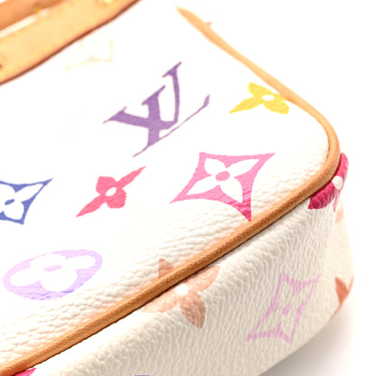 Louis Vuitton Monogram Multicolor Pochette Accessories White 14 of 15