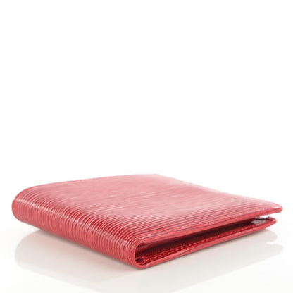 Louis Vuitton Epi Porte-Billets Cartes Credit Monnaie Wallet Castillan Red 4 of 7