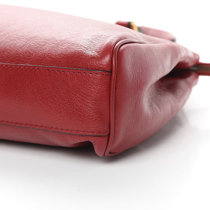 Gucci Calfskin Large Re(Belle) Top Handle Bag Red 10 of 13