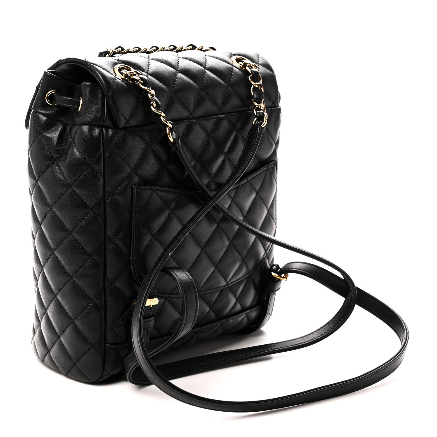 Chanel Lambskin Quilted Small Urban Spirit Backpack Black Black 3 of 10