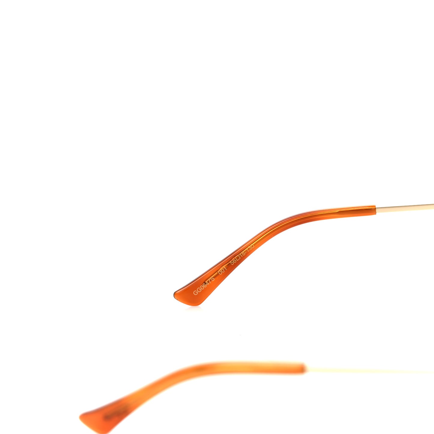 Acetate Butterfly Sunglasses GG0647S Black White