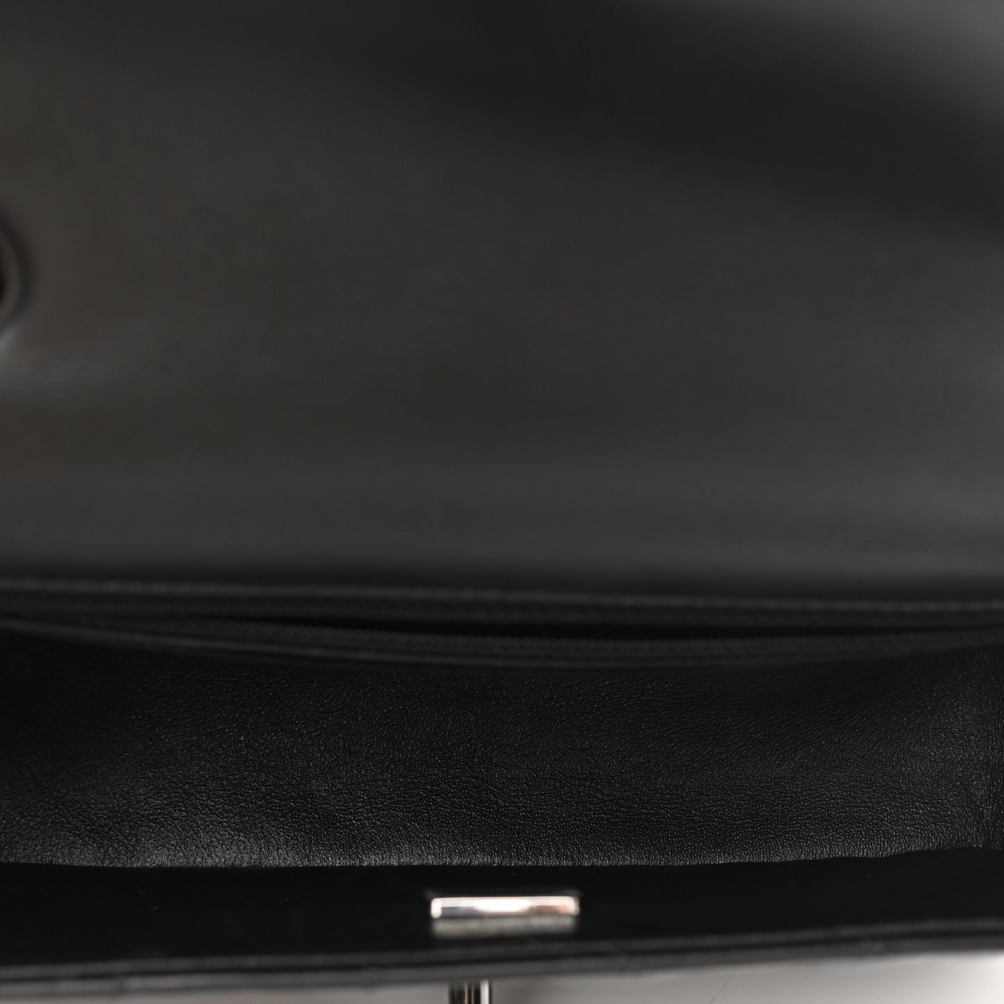 Lambskin Quilted Mini Rectangular Flap So Black
