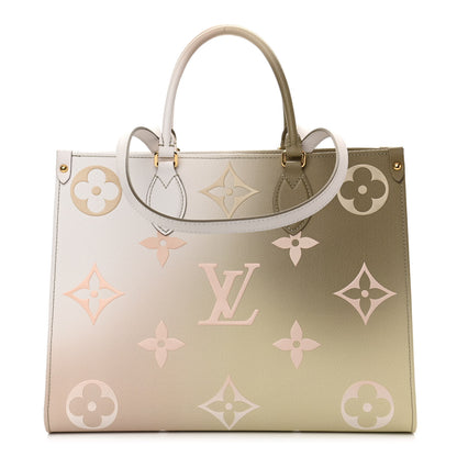 Louis Vuitton Monogram Giant Spring In The City OnTheGo MM Sunset Kaki 1 of 9
