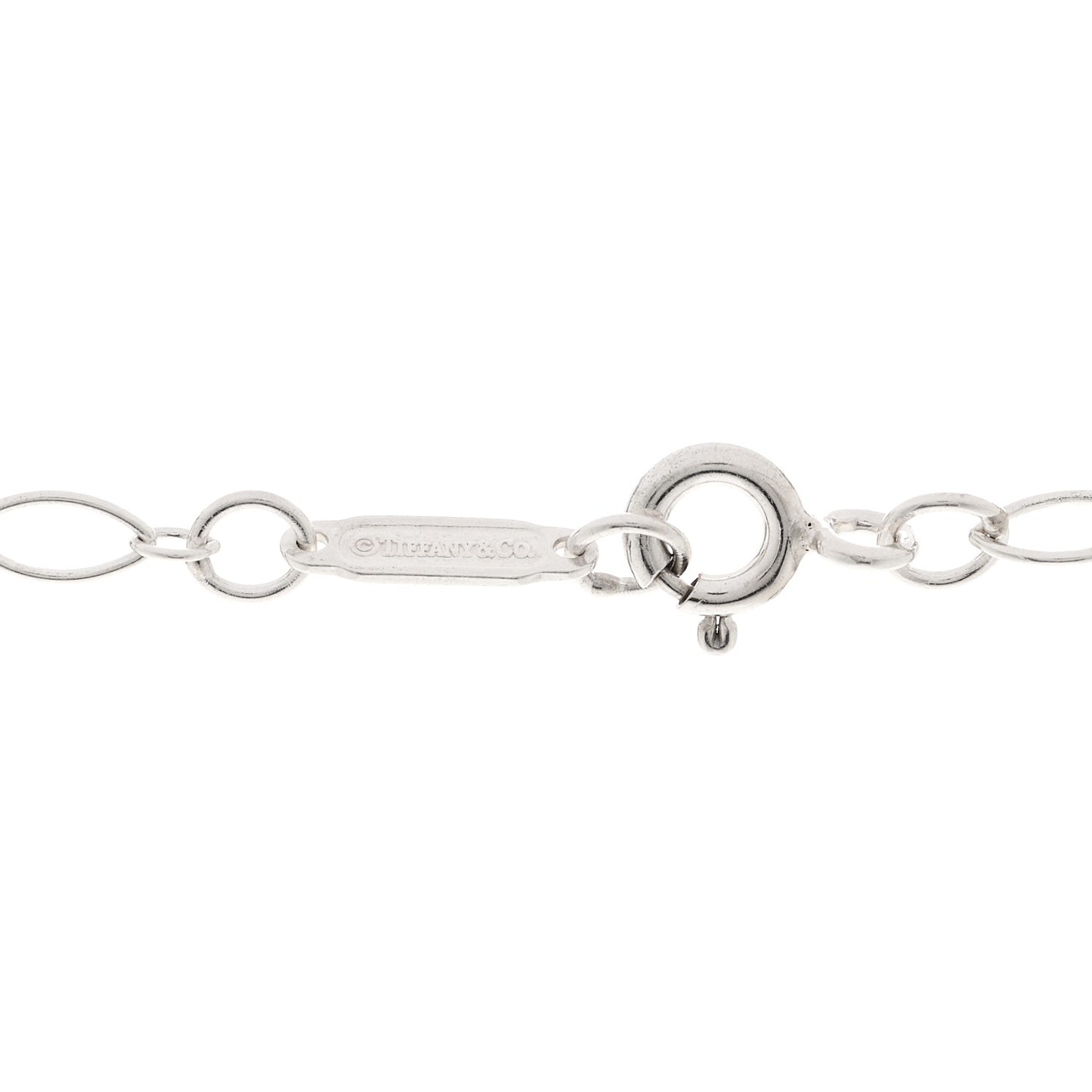 Sterling Silver Small Heart Key Pendant Necklace