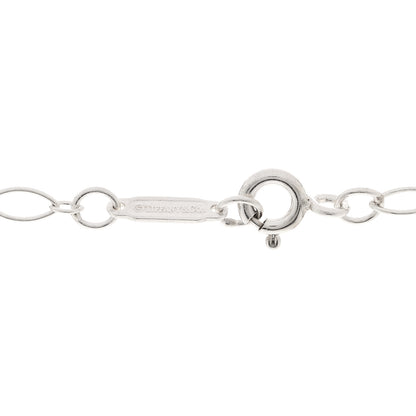 Tiffany Sterling Silver Small Heart Key Pendant Necklace 4 of 5
