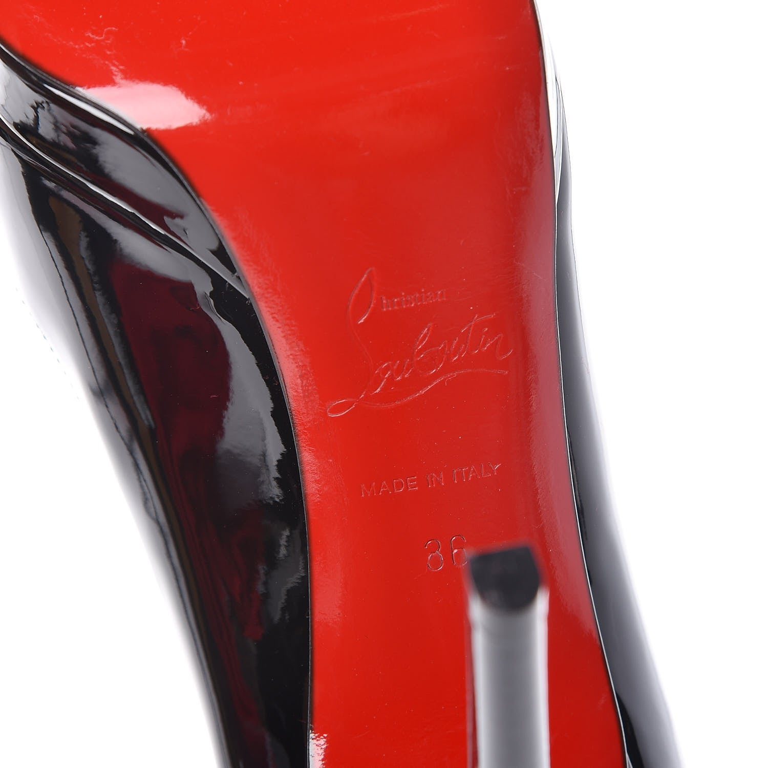 Christian Louboutin Patent New Simple 120 Pumps 36 Black 6 of 7