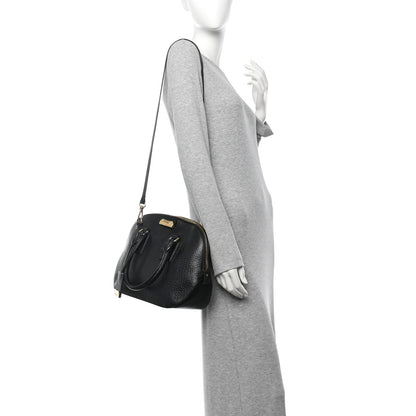 Burberry Heritage Grain Small Orchard Bowling Bag Black 2 of 11