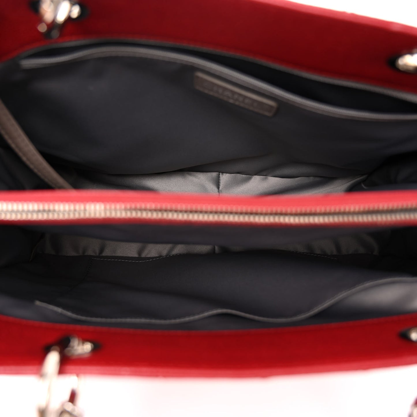 Caviar Quilted Grand Shopping Tote GST Red