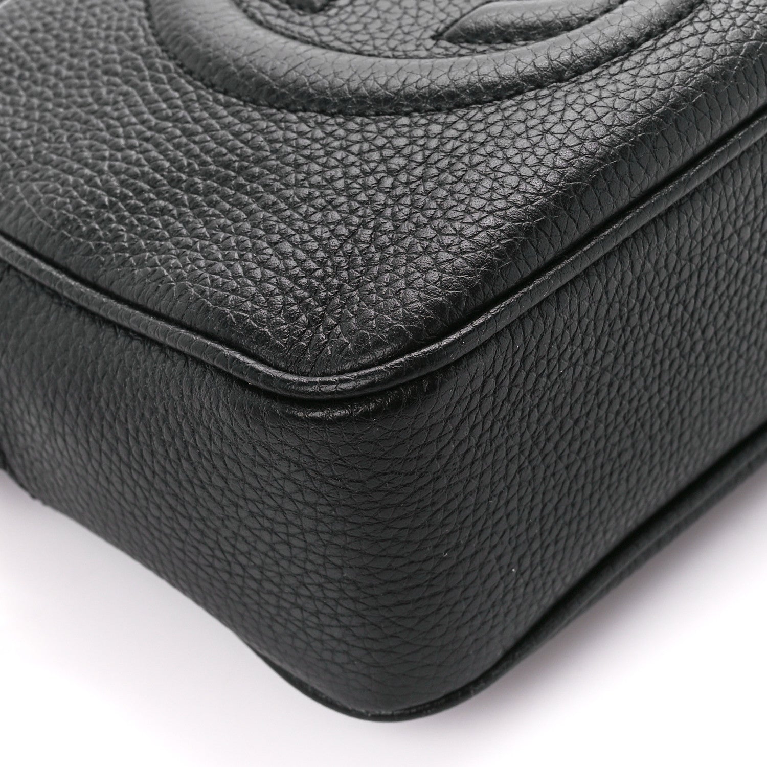 Gucci Pebbled Calfskin Small Soho Disco Bag Black 12 of 13