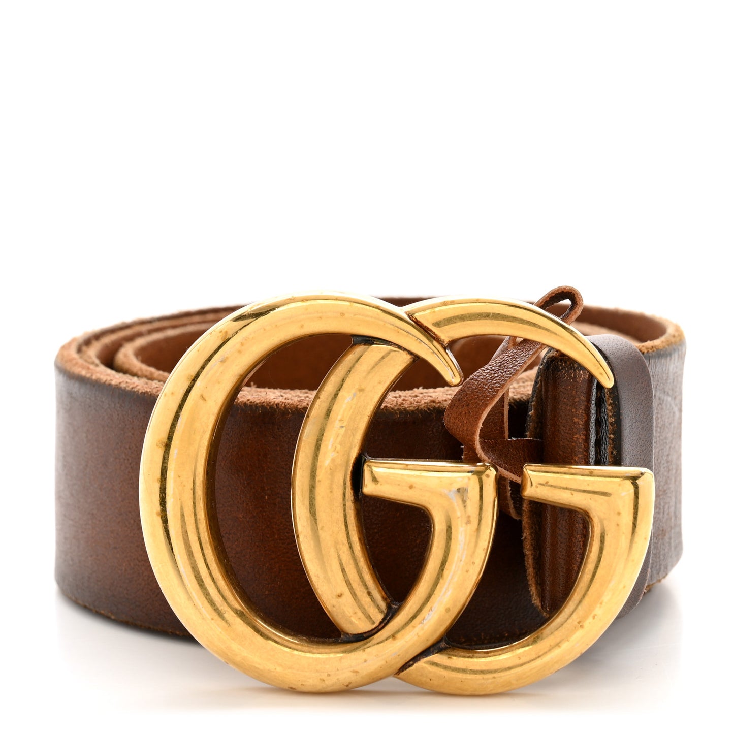 Faded Calfskin Double G 40mm Belt 80 32 Cuir