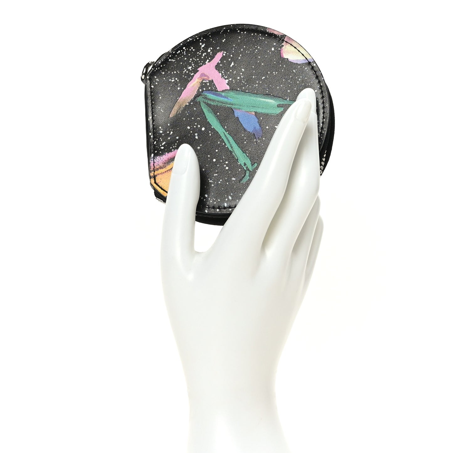 Calfskin Splash Micro Boite Chapeau Black